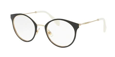 miu miu mu51pv 1ab1o1|Miu Miu MU51PV 1AB1O1 50 Prescription Glasses .